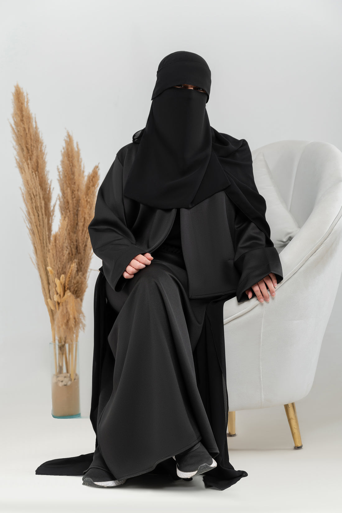 Two Piece Set Lycra and Chiffon