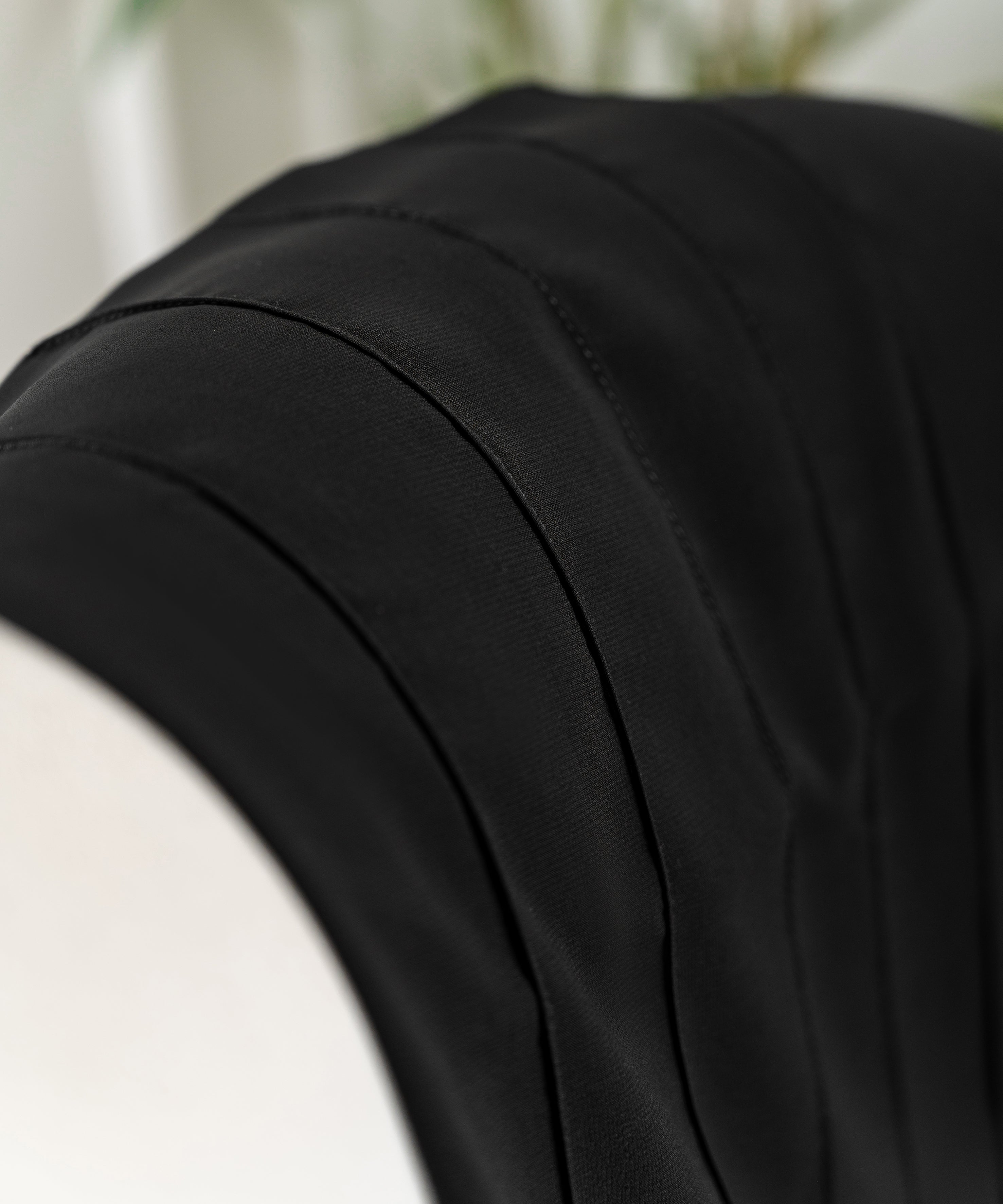 Rectangular Hijab with Fine Vertical Pleats