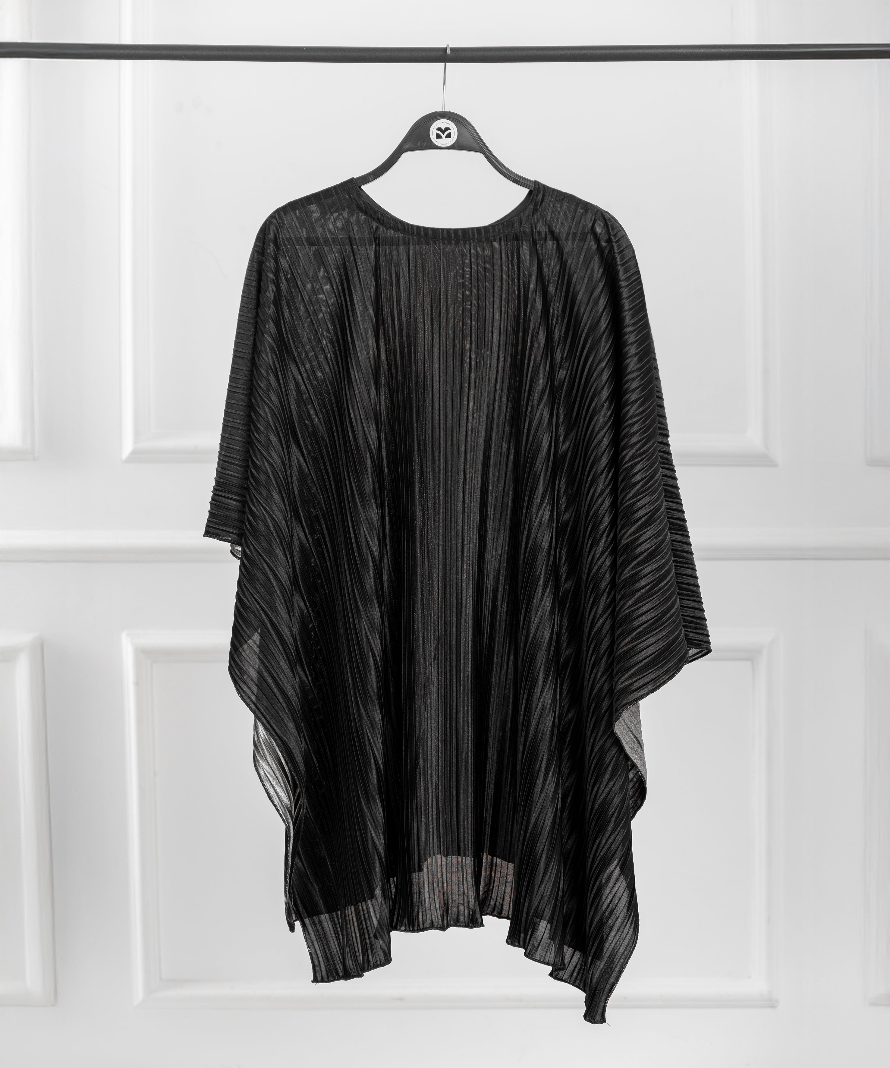 Pleated Shoulder Cape