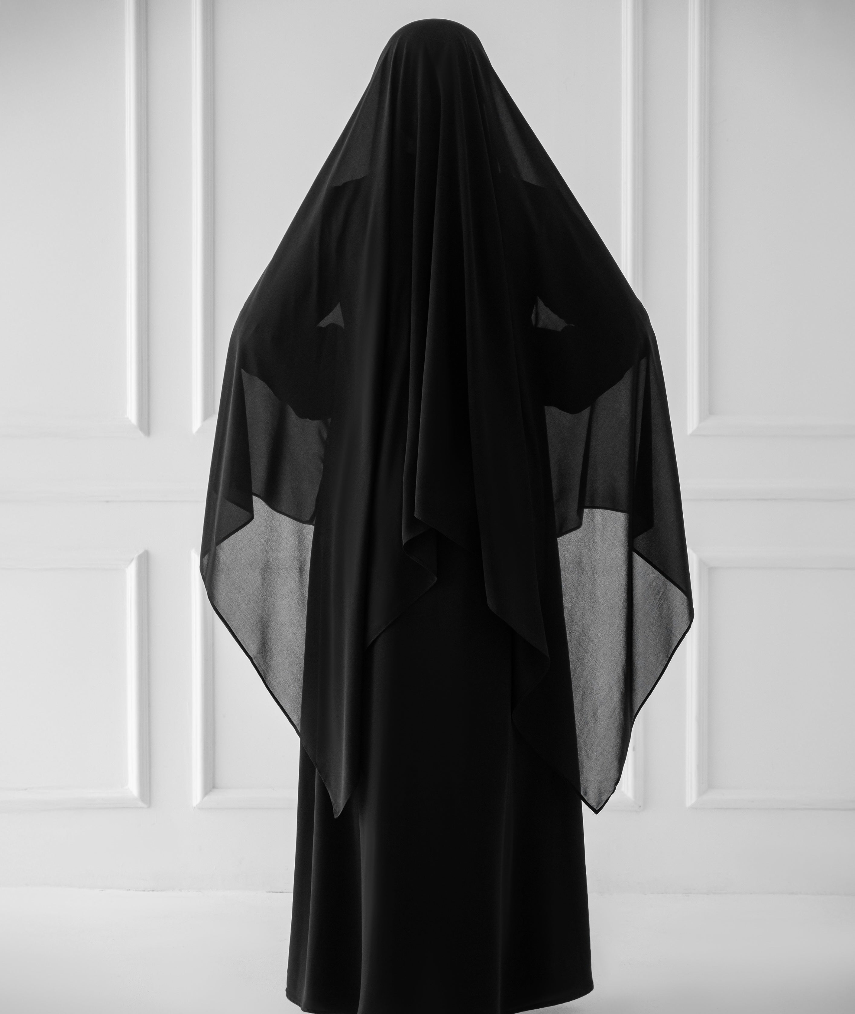 Cape en mousseline de soie multi-styles