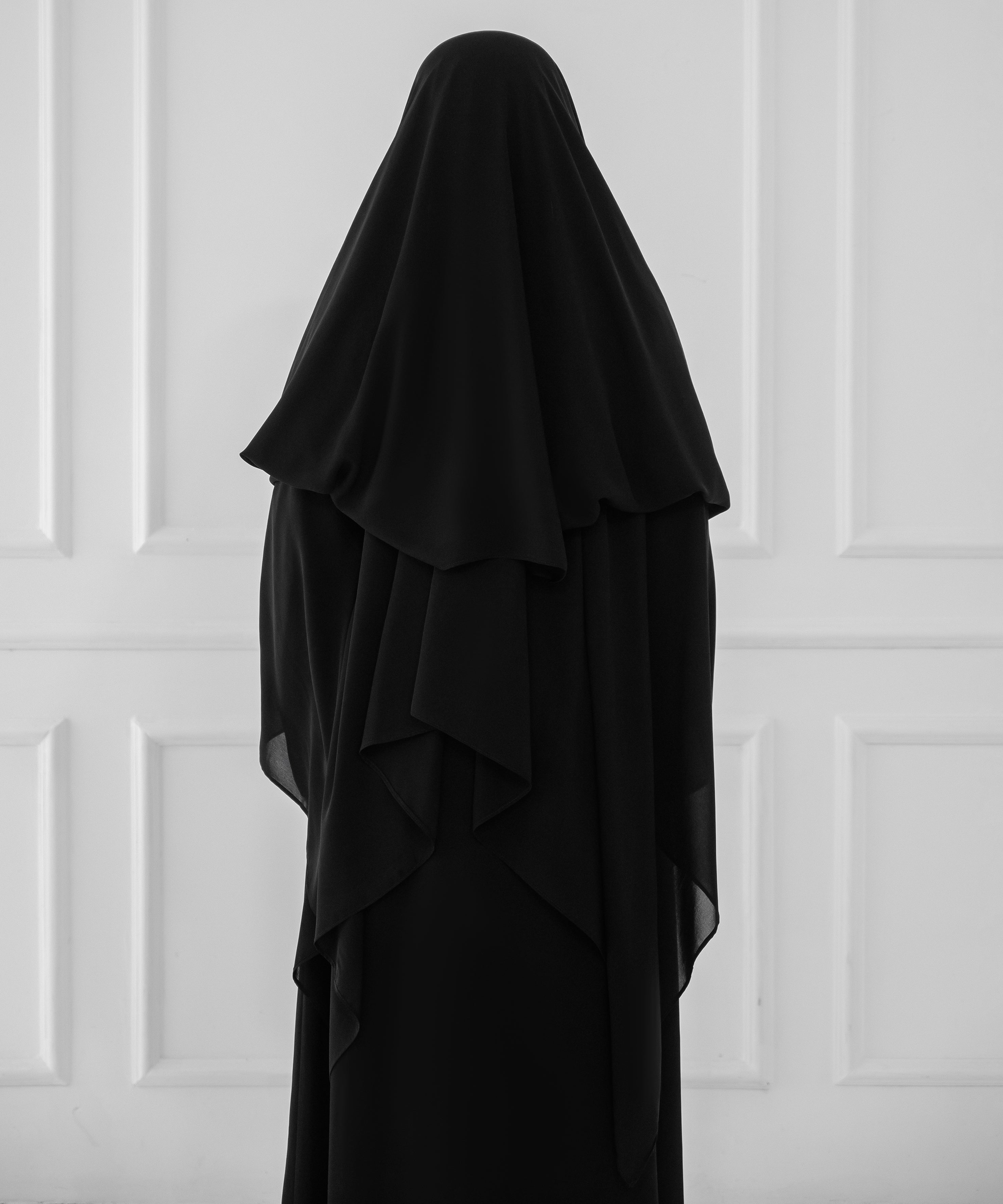 Cape en mousseline de soie multi-styles