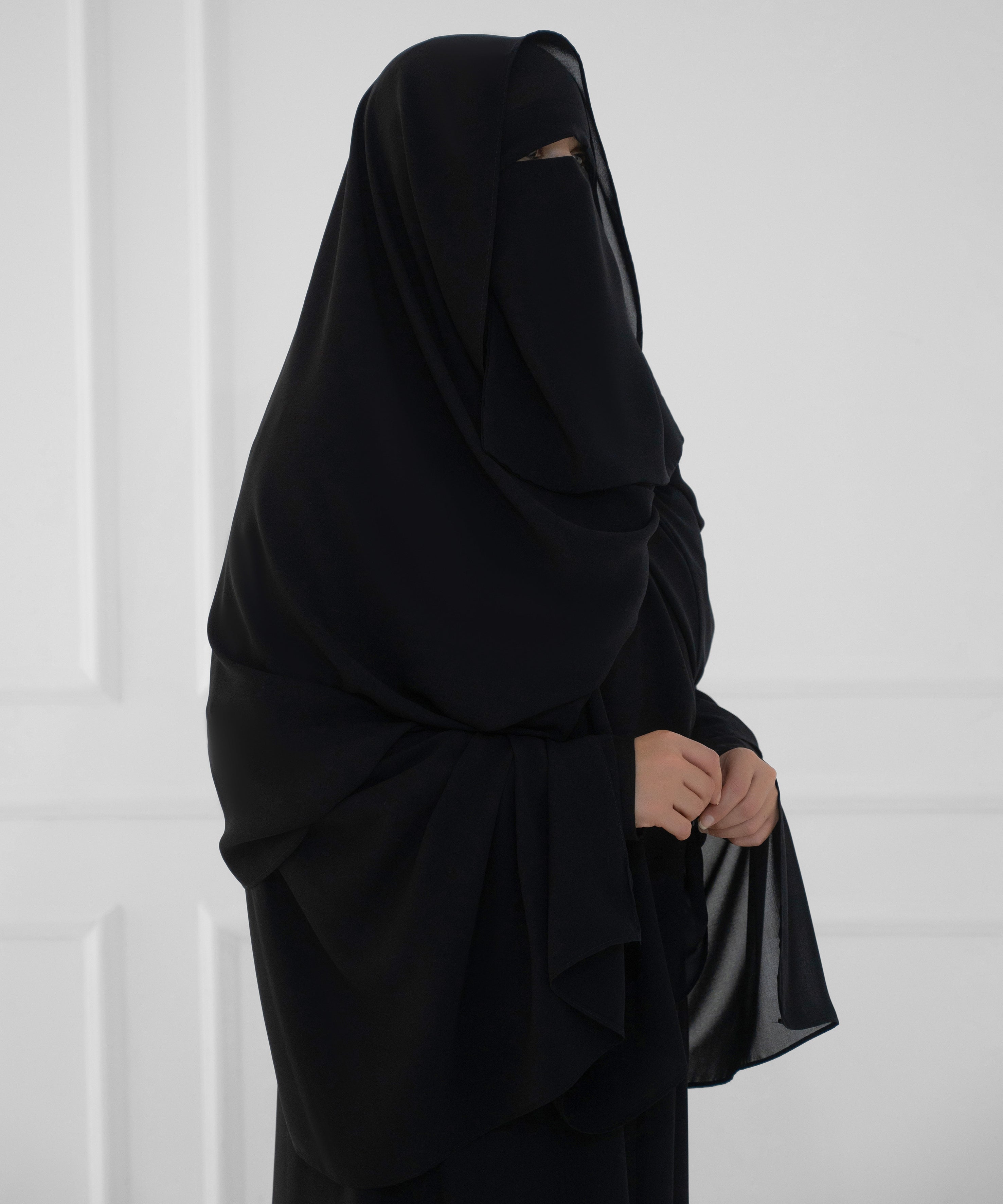 Cape en mousseline de soie multi-styles