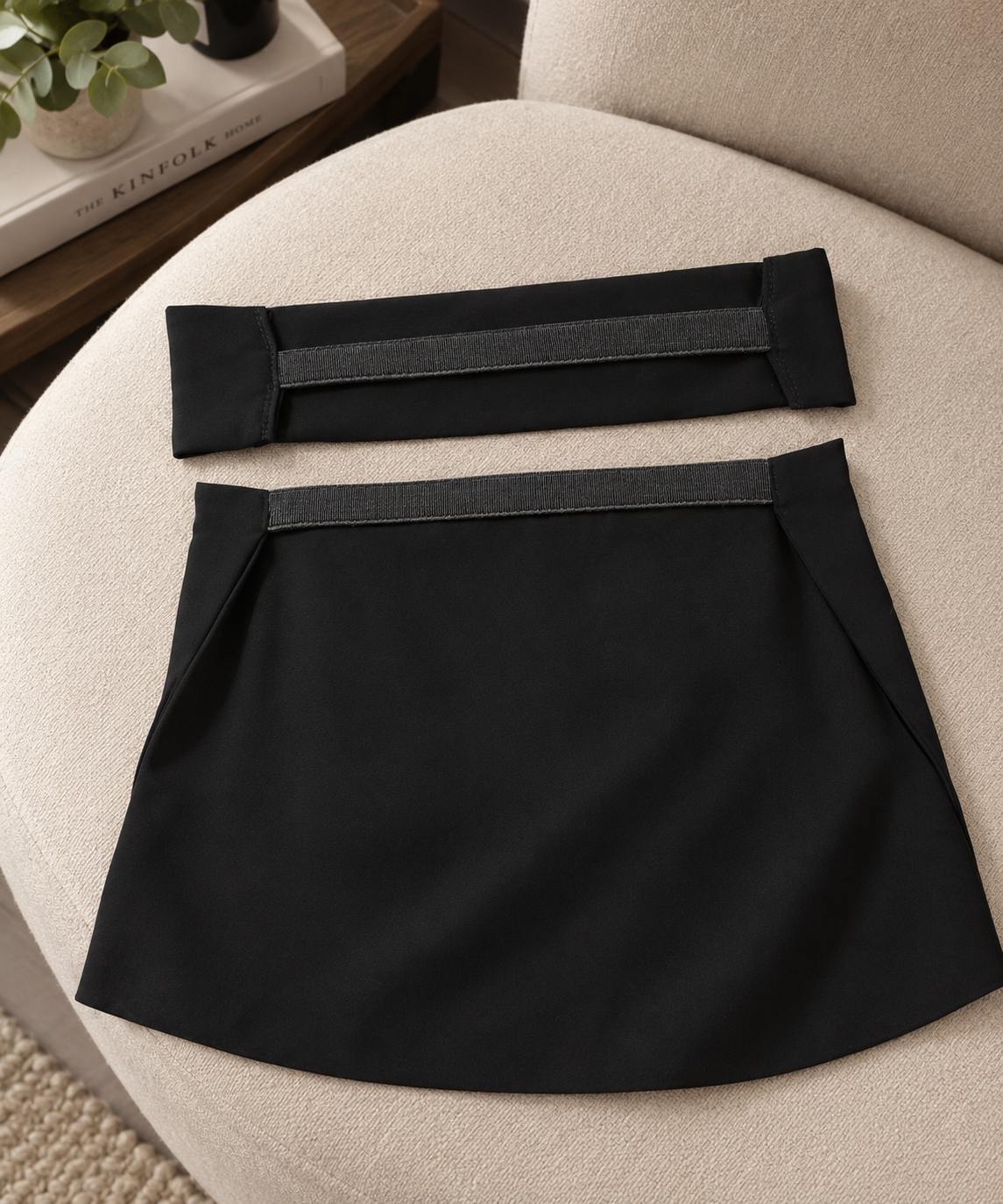 🖤 Black Niqab with Eyebrow Band – Black Modesty