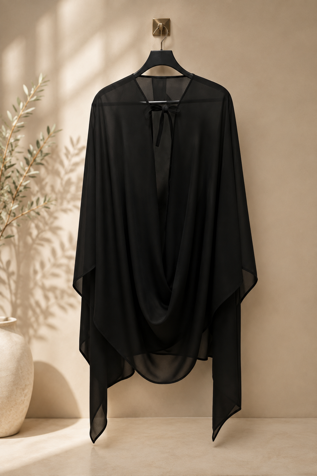 π€ Umrah Cape | Attached Face Veil
