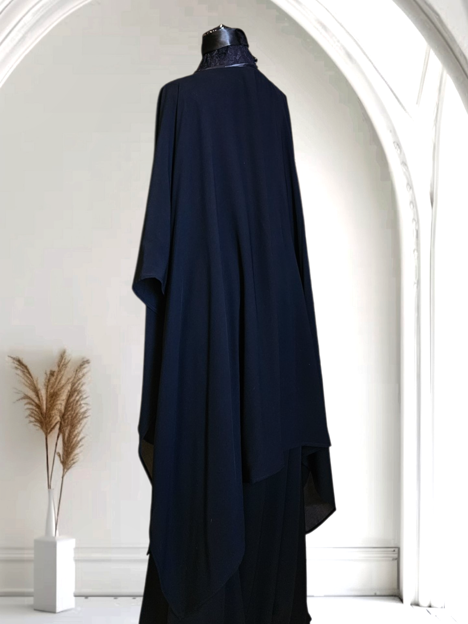 Silky Chiffon Shoulder Cape