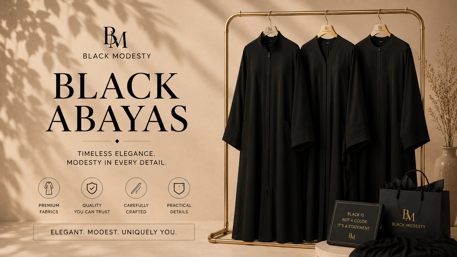 🖤 Black Abayas