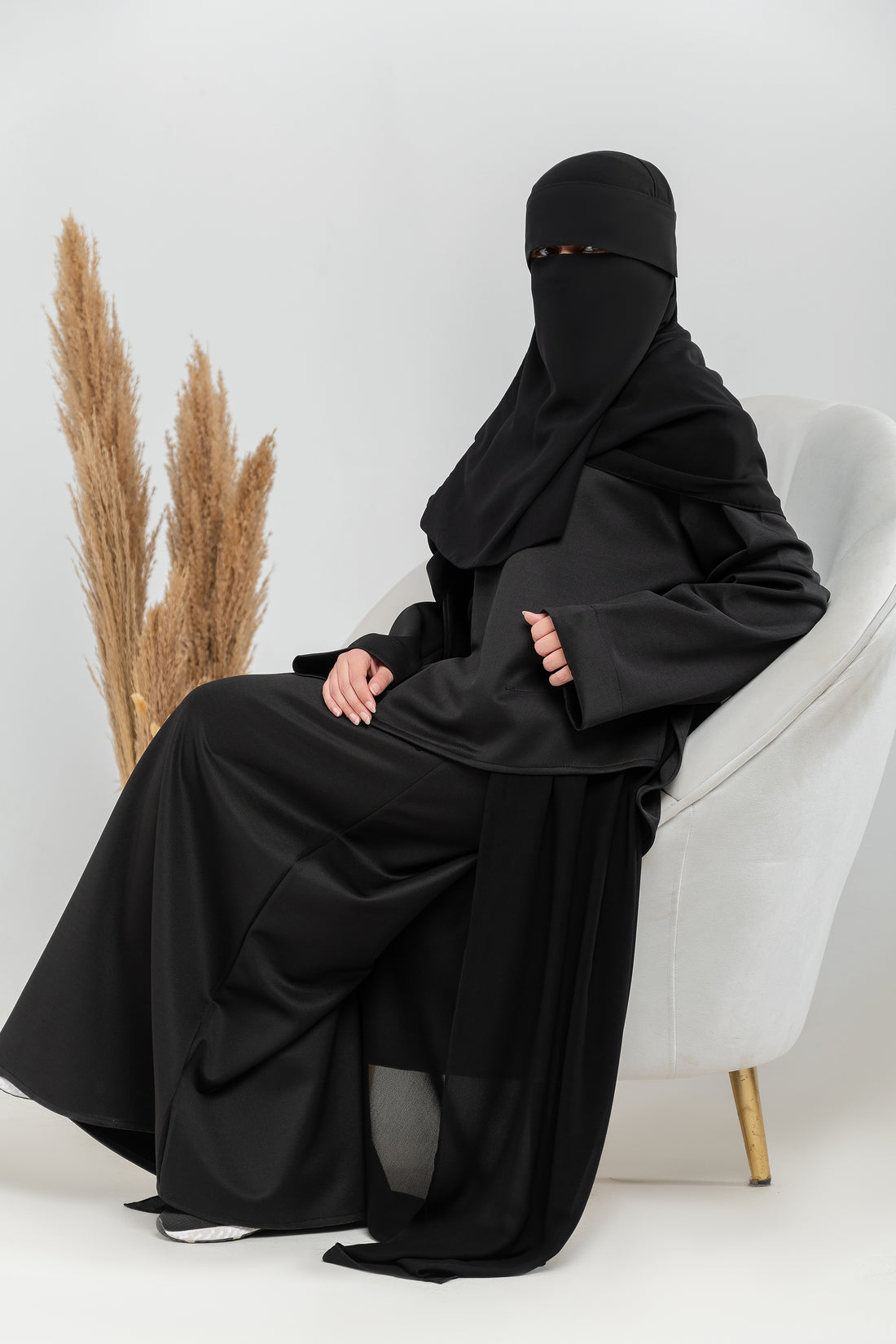 Two Piece Set Lycra and Chiffon