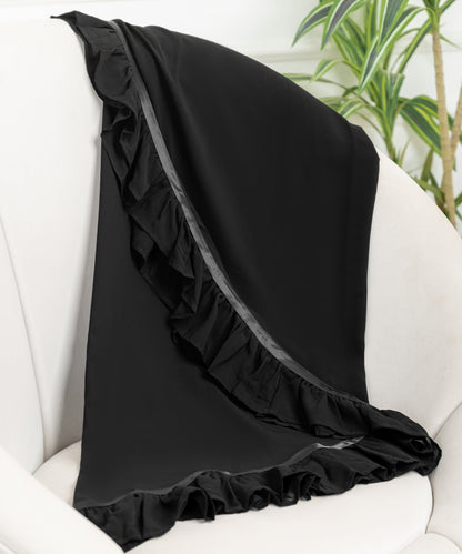 Circular Khimar “Ghashwa” – with Soft Ruffle and Satin Ribbon