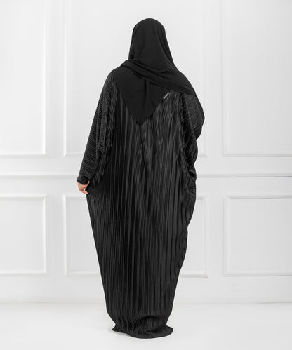 Pleated Shoulder Abaya
