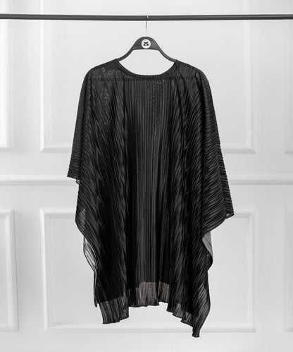 Pleated Shoulder Cape