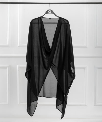 Shoulder Cape Draped Design