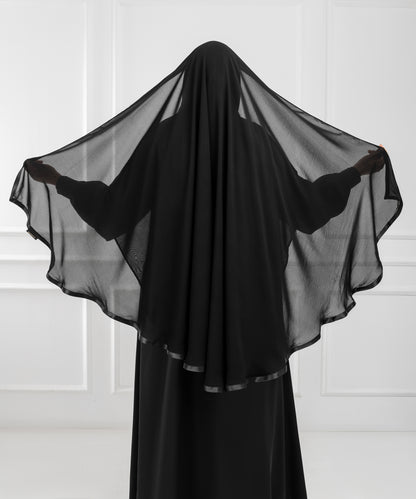 Circular Khimar “Ghashwa” – with Satin