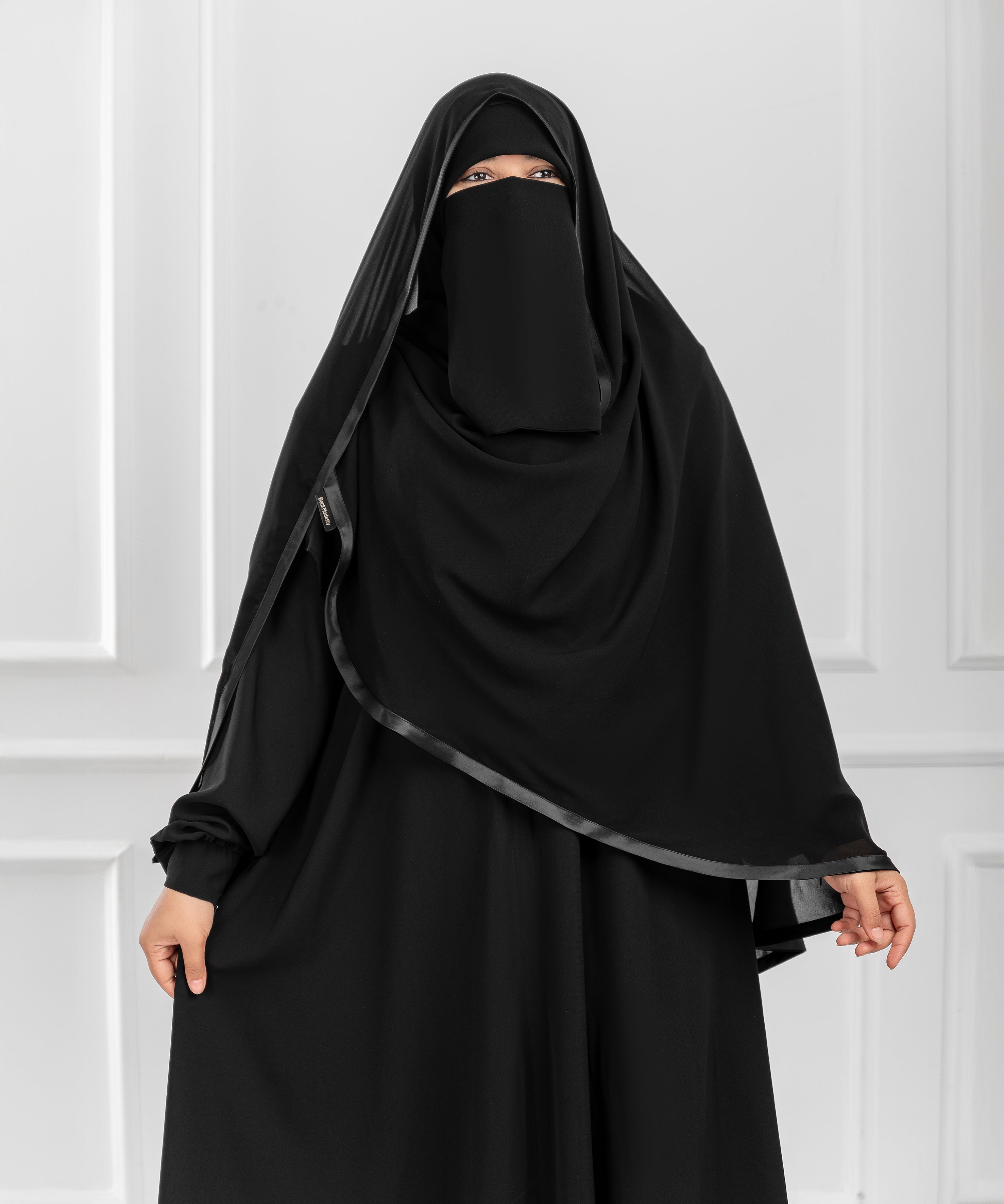 Circular Khimar “Ghashwa” – with Satin