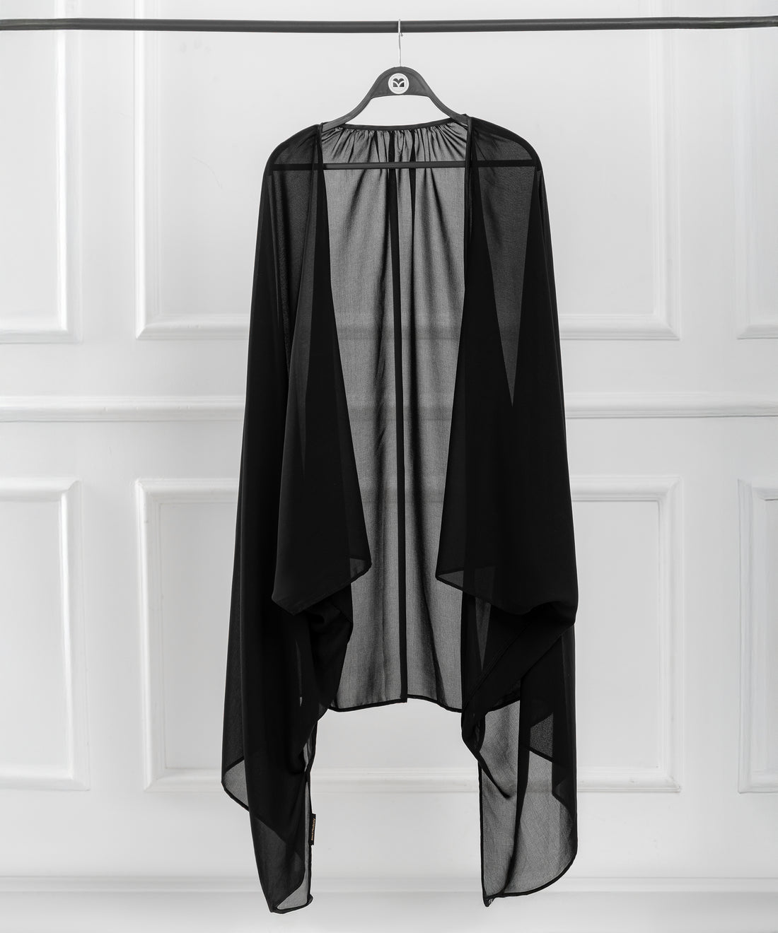 Cardigan Chiffon with Back Ruffle Design