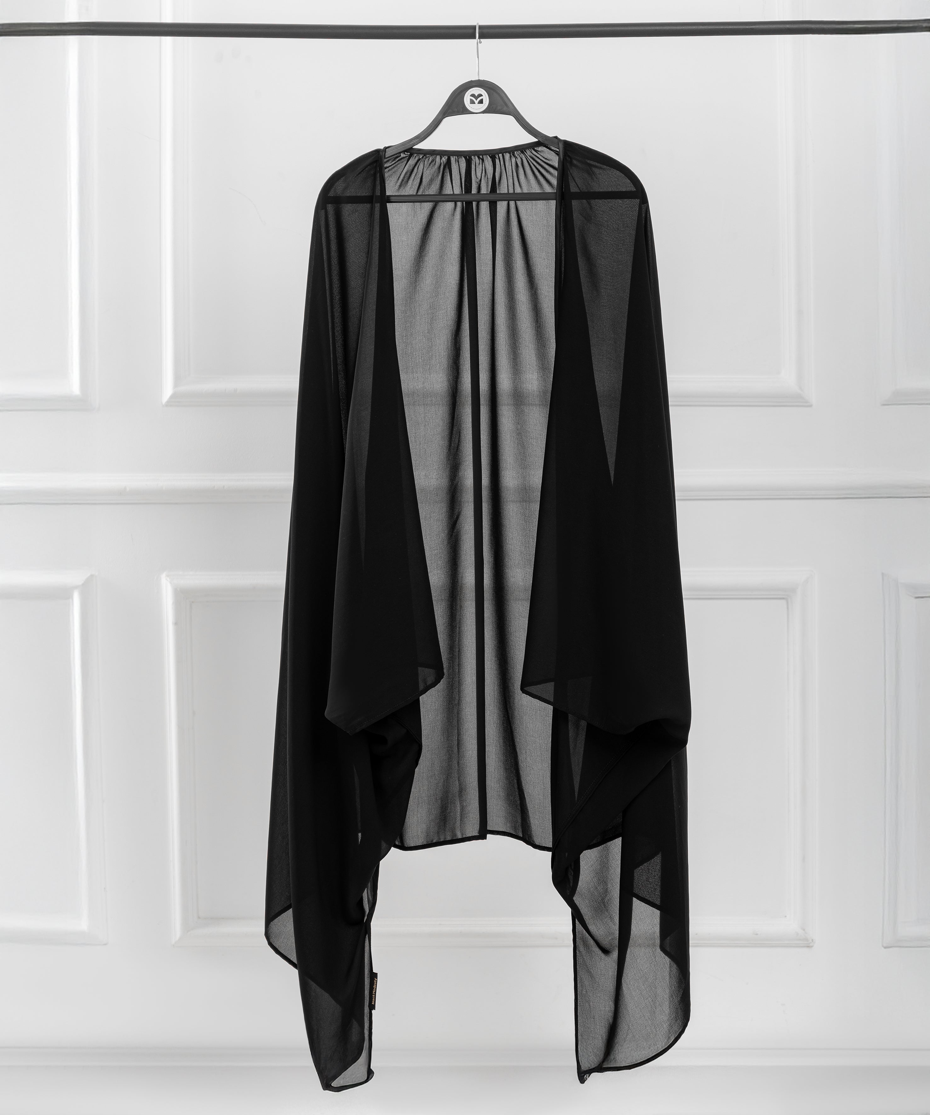 Cardigan Chiffon with Back Ruffle Design