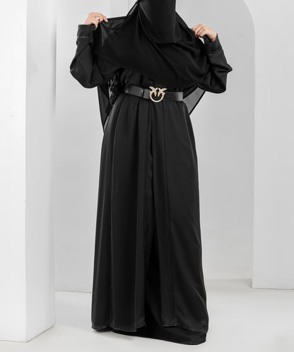 Open Silk Abaya