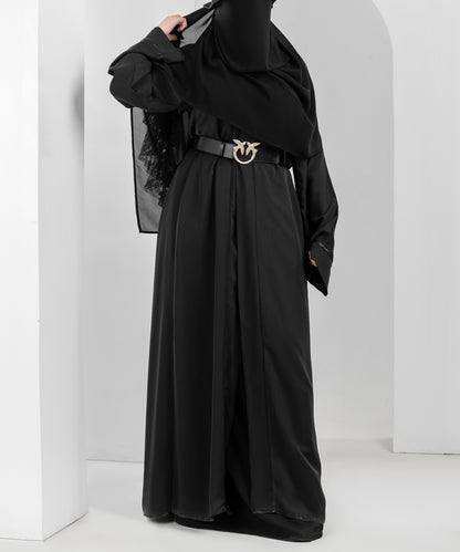 Open Silk Abaya