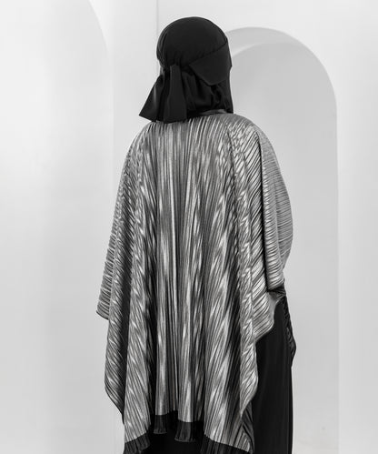 Pleated Shoulder Cape