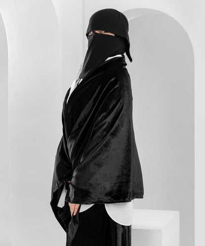 Rectangular Velvet Shawl