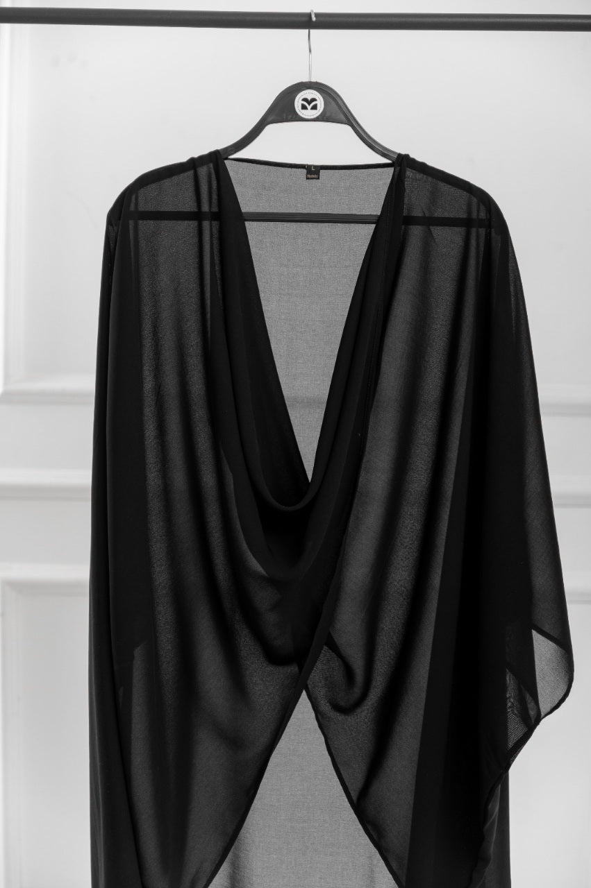 Shoulder Cape Draped Design