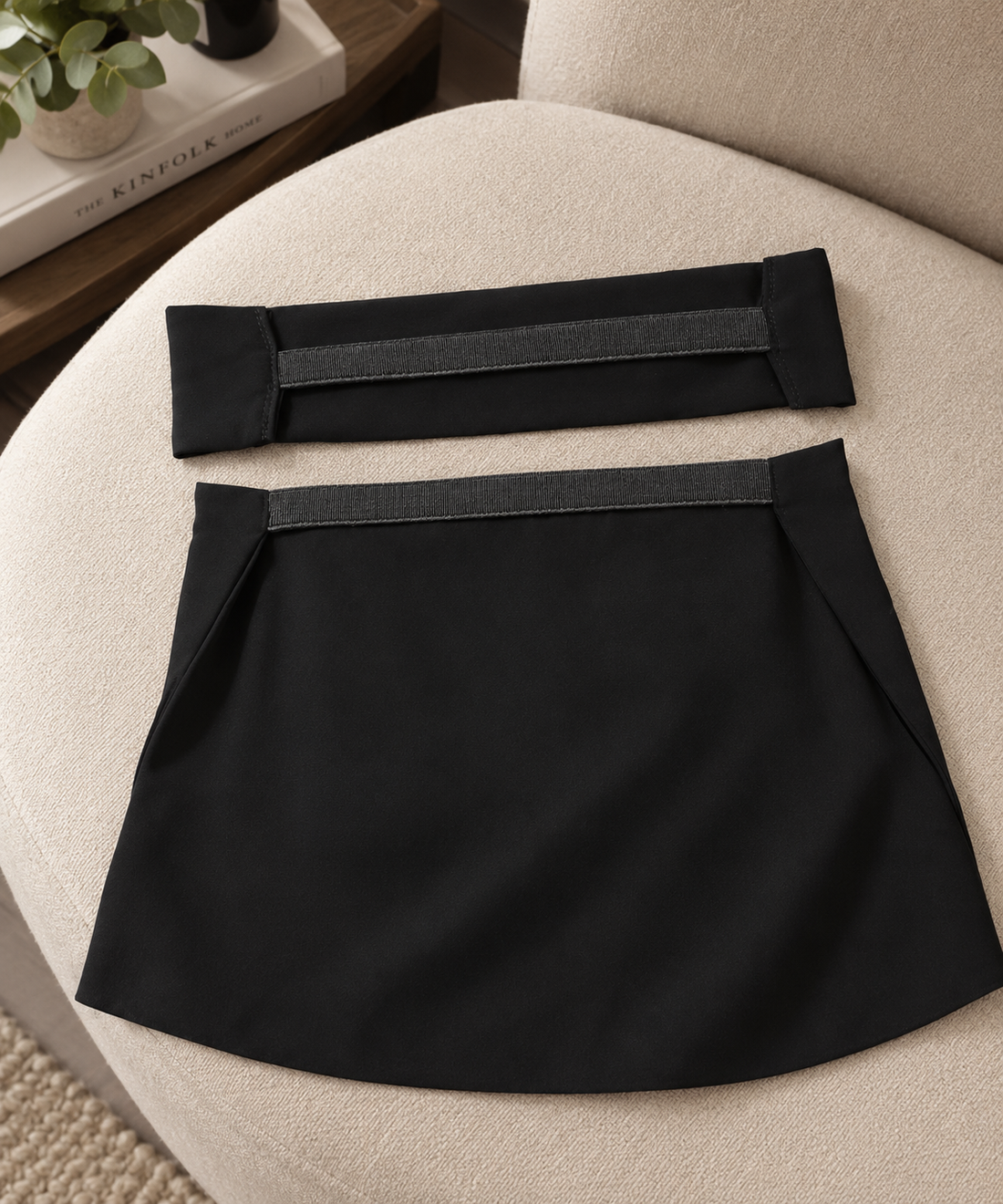 🖤 Black Niqab with Eyebrow Band – Black Modesty
