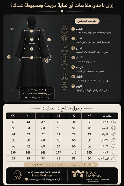 🖤 عباية لونا بدبل كلوش