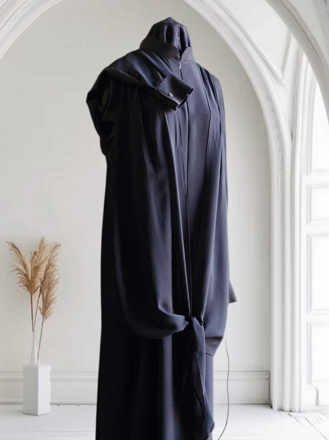 Soft Scarf Crepe Abaya