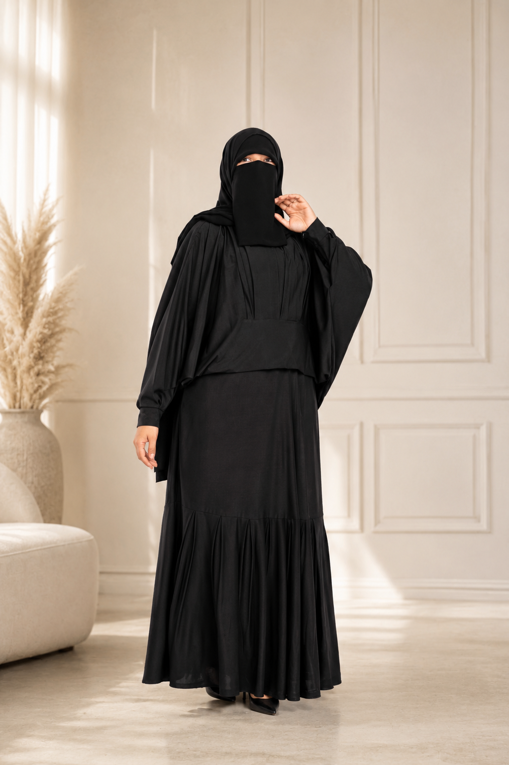 🖤 عباية حورية البحر | عباية فاخرة محتشمة للشاطئ والسفر والارتداء اليومي