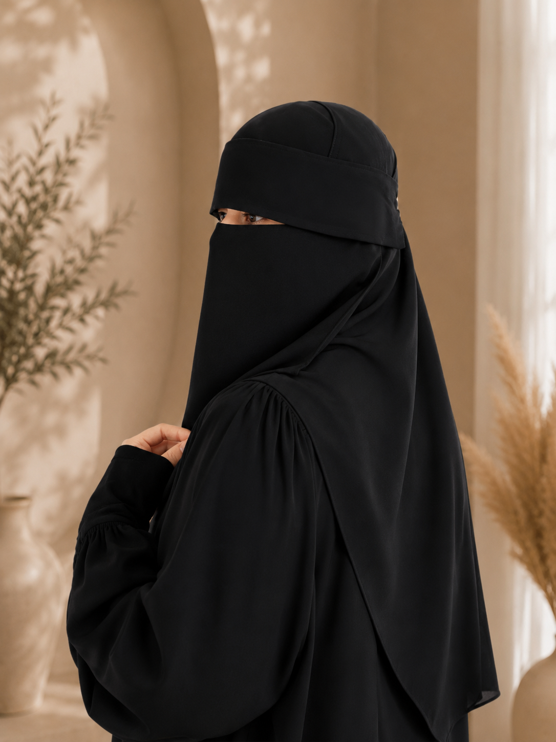 Niqab with Eye Cover