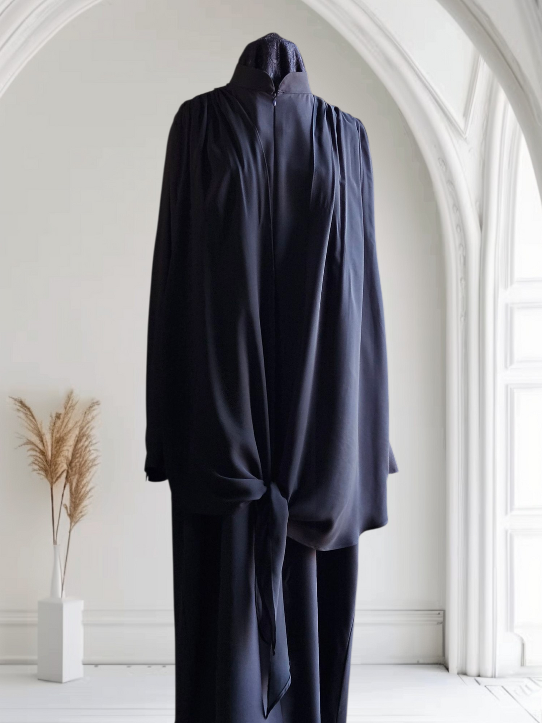 Soft Scarf Crepe Abaya