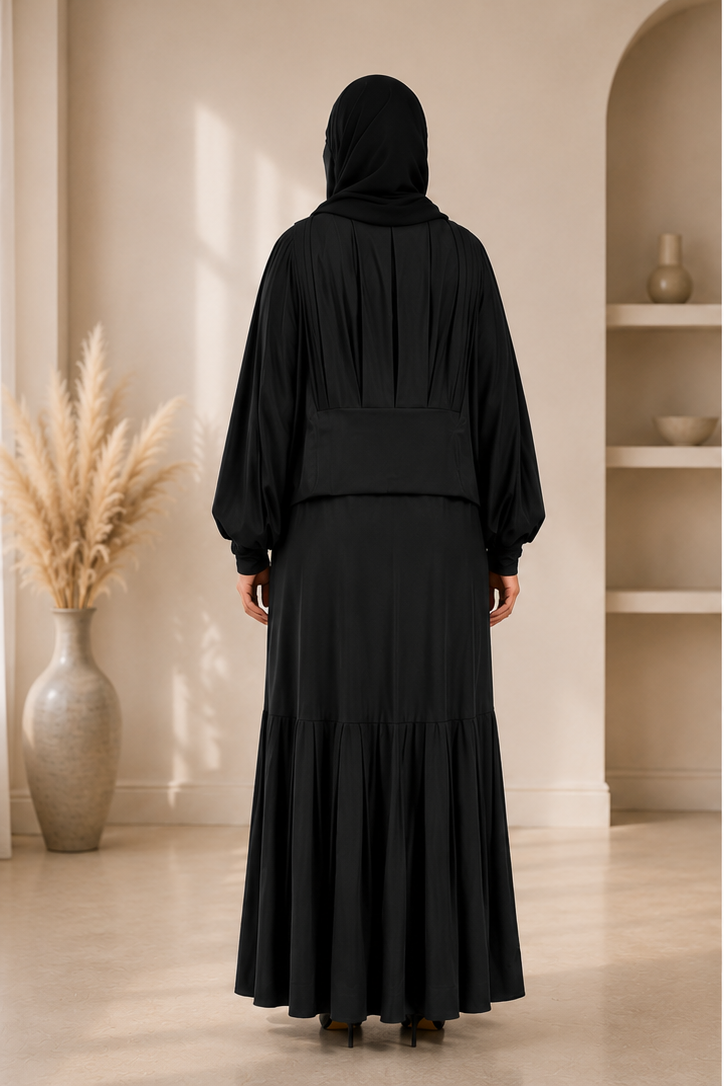 🖤 عباية حورية البحر | عباية فاخرة محتشمة للشاطئ والسفر والارتداء اليومي