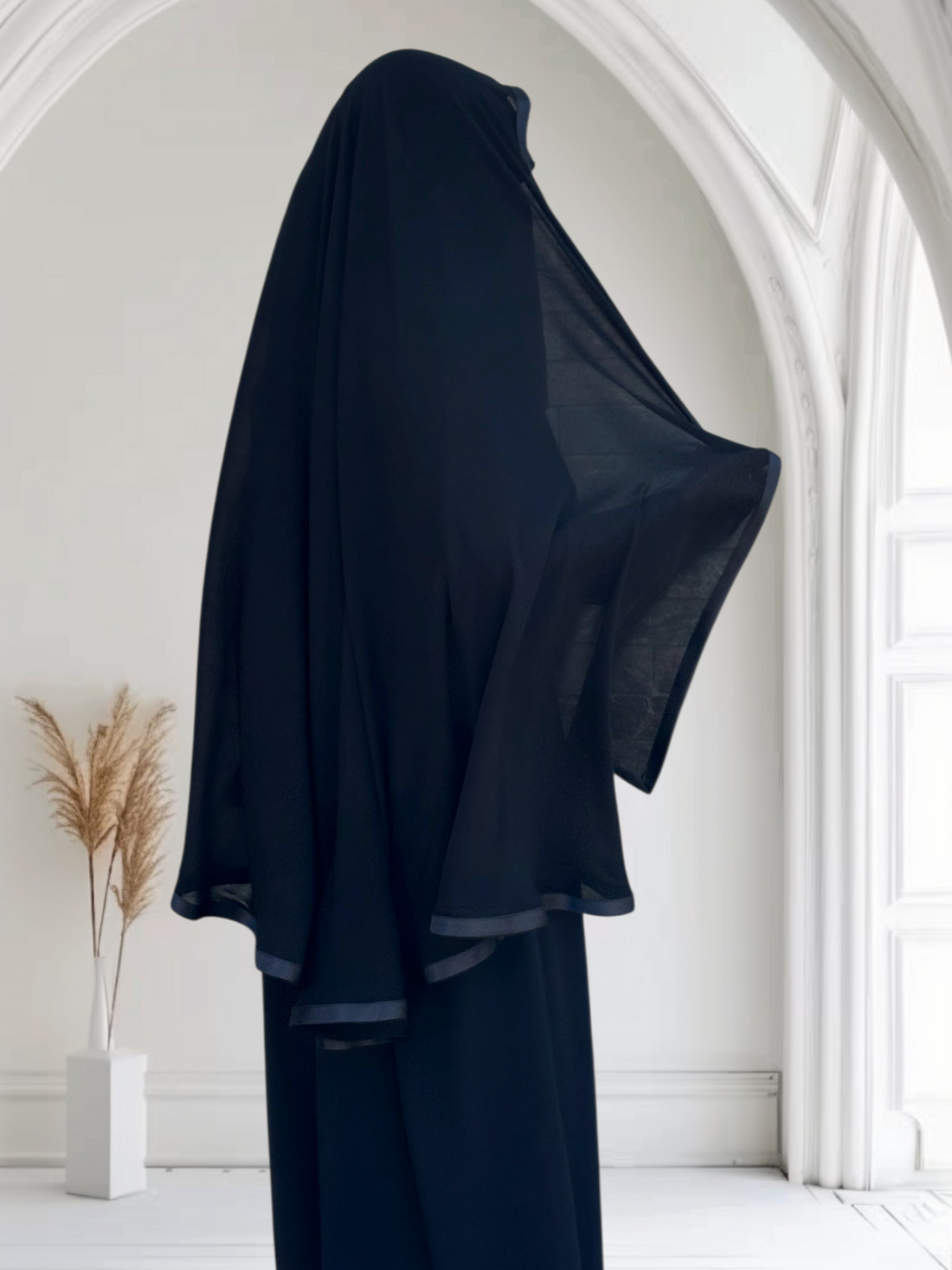 Circular Khimar “Ghashwa” – with Satin