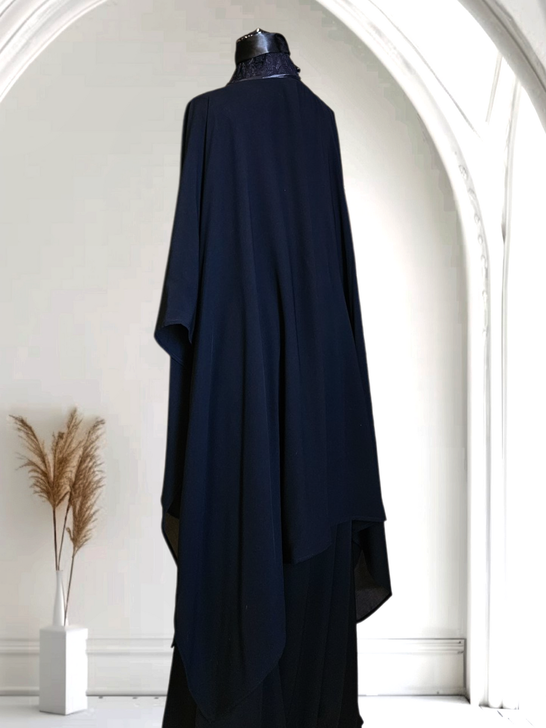 Silky Chiffon Shoulder Cape